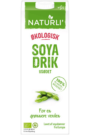 sojamælk naturli - usødet soya drik