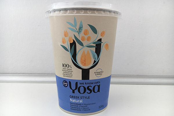 yosa havreyoghurt vegansk yoghurt - anmeldelse test