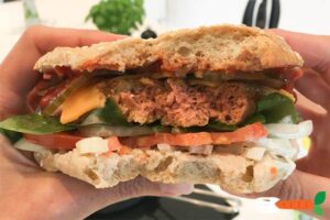 vegansk burger opskrift