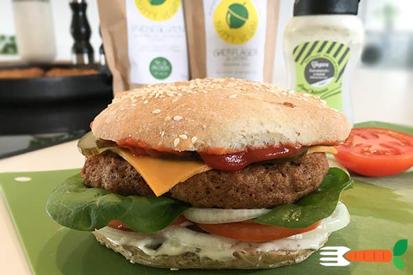 vegansk burger opskrift med hvedegluten